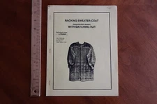 Racking Sweater Coat Long/Short w/Hat Pattern Ribber Machine Knitting JJ Designs