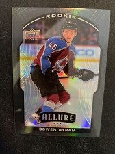 20-21 UD Allure Hockey Rookies Black Rainbow Parallel 98 Bowen Byram