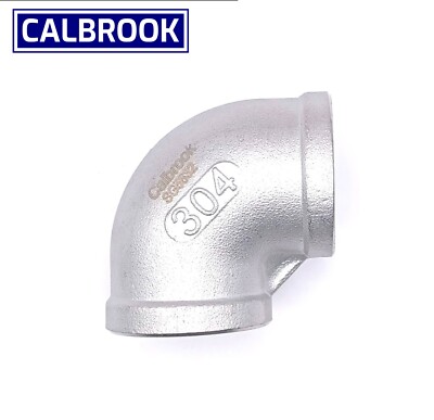 1'' FNPT 90 Degree Pipe Elbow 304 Stainless Steel 150# Class