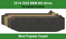 Lloyd Ultimat Small Trunk Carpet Mat for 2014-2020 BMW M4 xDrive 