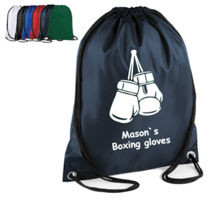 drawstring personalised bag
