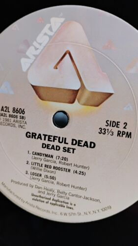 Grateful Dead Dead Set Arista 2 Record Set A2L 8606 - Imagen 5 de 5