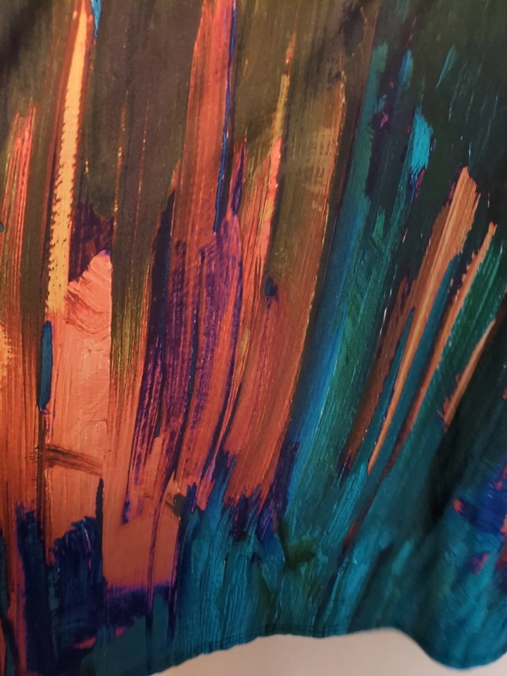 Туника Azalea IRMIANA мягкая эластичная с принтом декольте Aop Laganlook 4x - Изображение 2 из 4