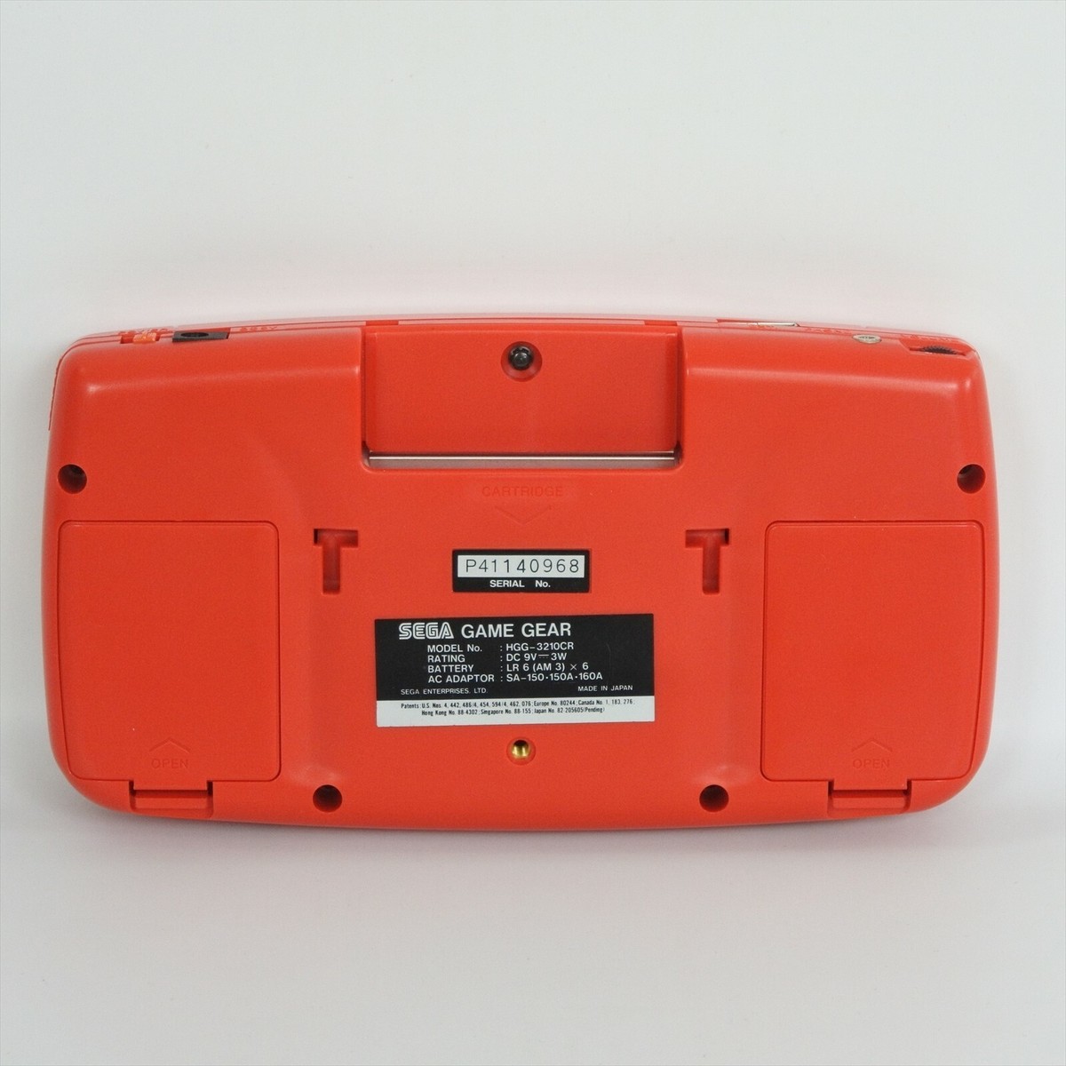 Game Gear COCA COLA KID Console + Cartridge Set Sega