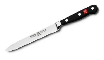 Wusthof Classic 5'' Serrated Utility Tomato Knife - Nice Multi Purpose!