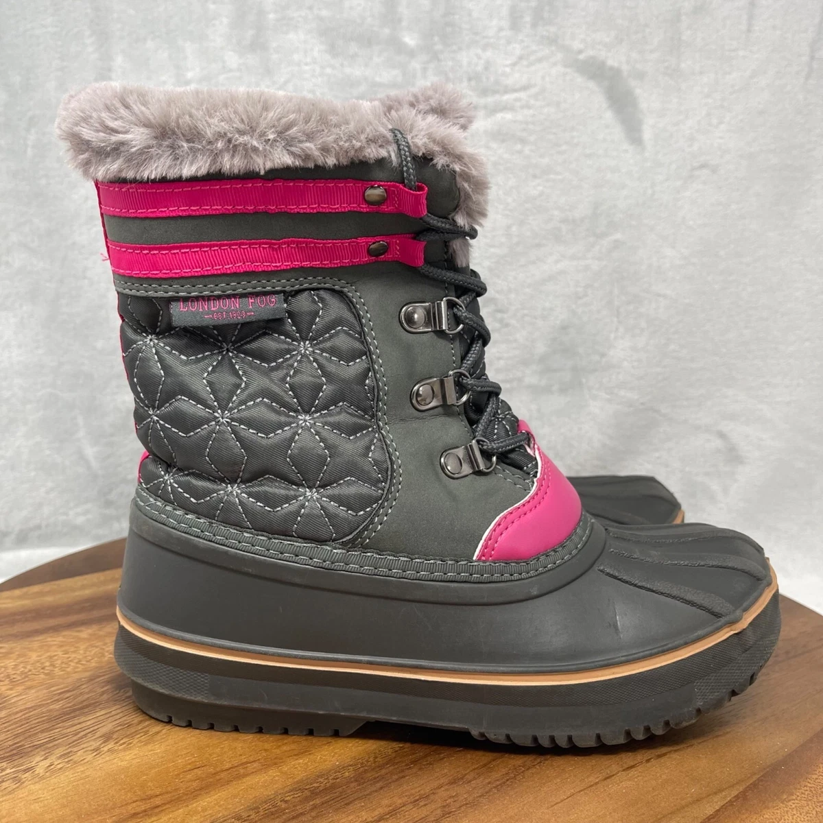 London fog deals boots girls