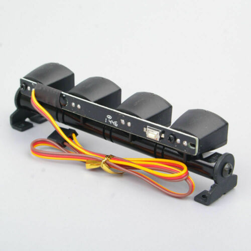 For 1/101/8 RC Car Metal Multi-Function Model LED Light Bar Yellow Police Lenses - Picture 4 of 8