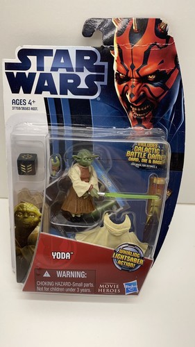 SEALED Star Wars YODA Movie Heroes MH09 Galactic Battle Game Action Figure NEW - Picture 2 of 4