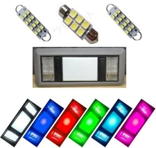 2 Map 1 Dome white LED Interior lights for 1988-1998 Chevy Silverado/GMC Sierra