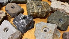 20 echte Stein Klettergriffe mit Befestigungen
