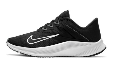 Nike Women's Quest 3 Running Shoe, Black/White/Iron Grey, CD0232 002, 8/9  Med | eBay