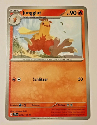 Jungglut 023/159 / Pokemon Karte Deutsch Boosterfrisch NM