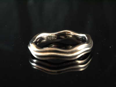 Ring 500 Palladium  und 925 Sterlingsilber  Gr 54