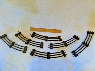 lionel curved track sizes