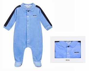 hugo boss velour baby grow