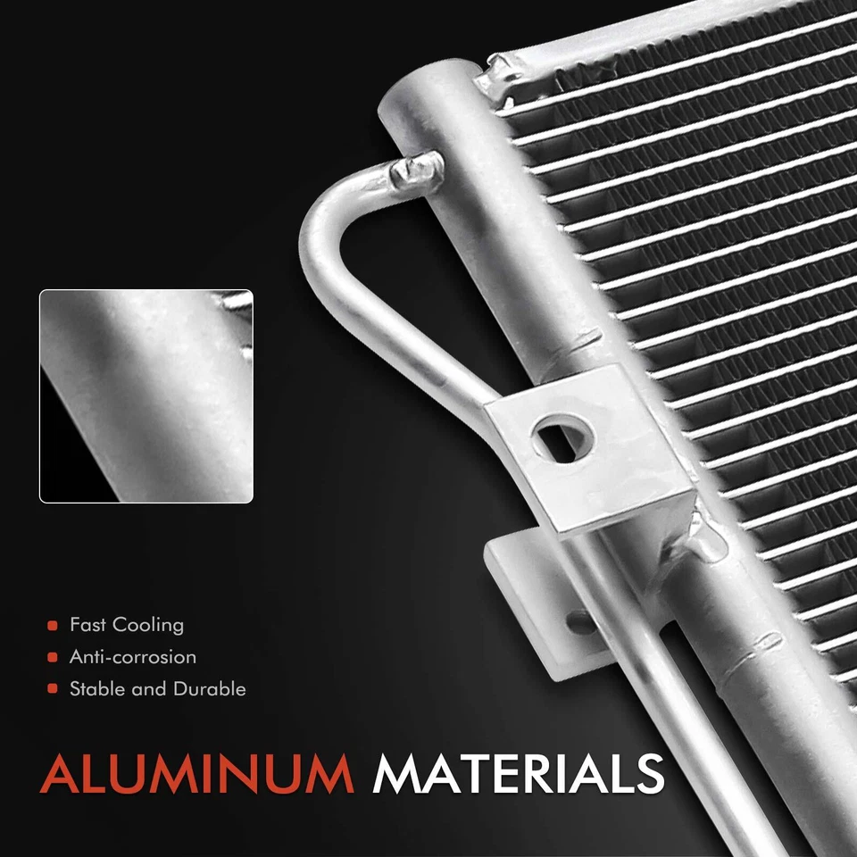 Condensador de aire acondicionado con receptor secador para Kia Sedona Hyundai Entourage aluminio Foto 2 de 4