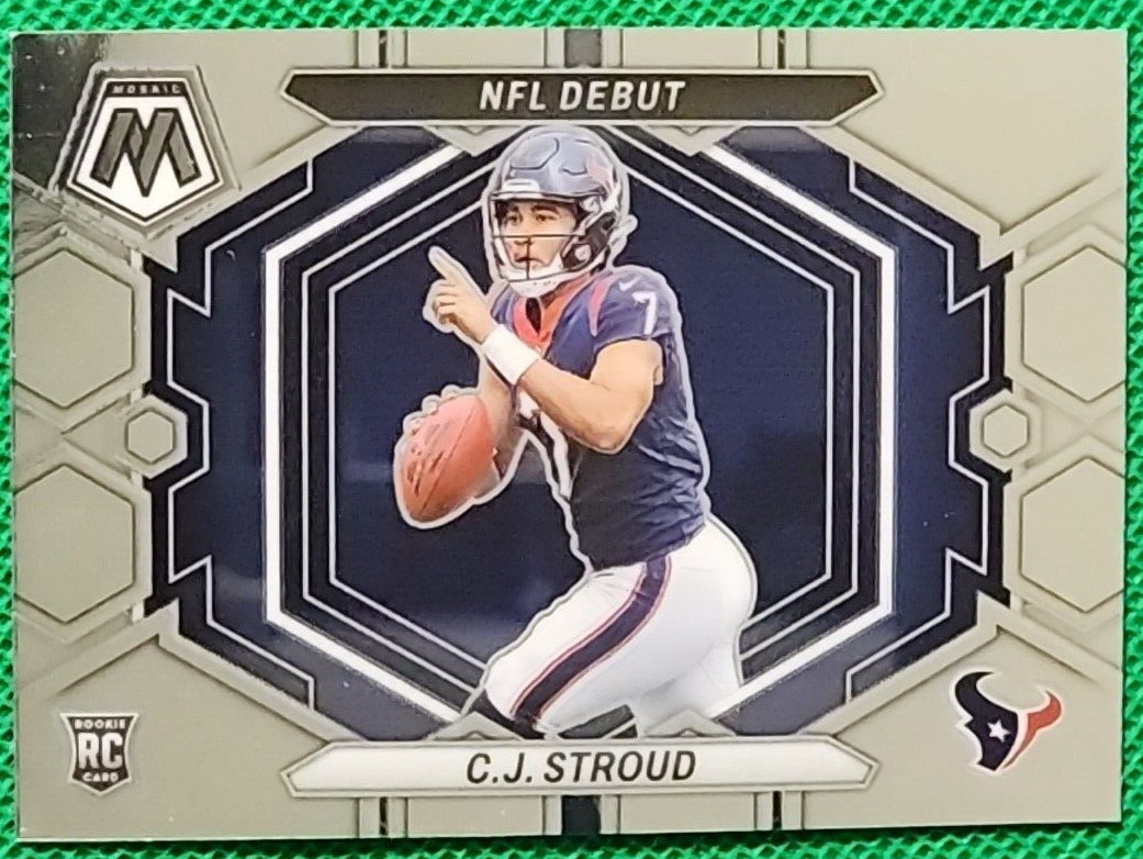 2023 Panini Mosaic Football C.J. STROUD ROOKIE Card Houston Texans NFL DEBUT 