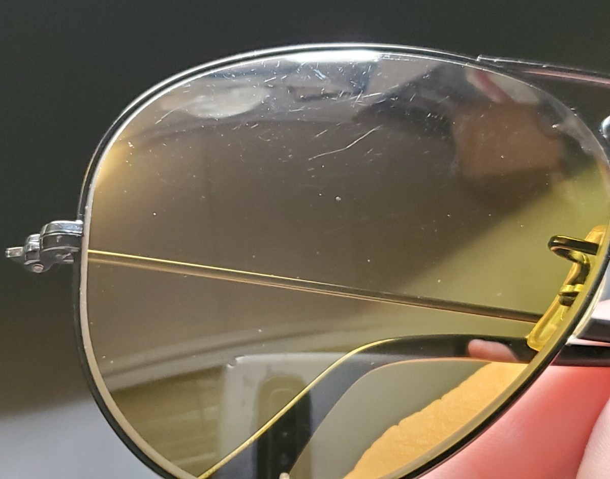 Vintage B&L Ray Ban Bausch & Lomb Ambermatic DGM Black 58mm