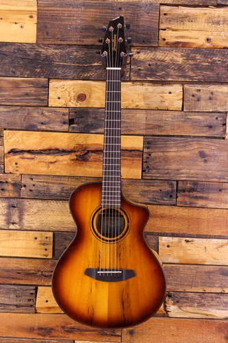 Breedlove Pursuit Exotic All-Myrtlewood Companion Tiger's Eye Acoustic-Electric