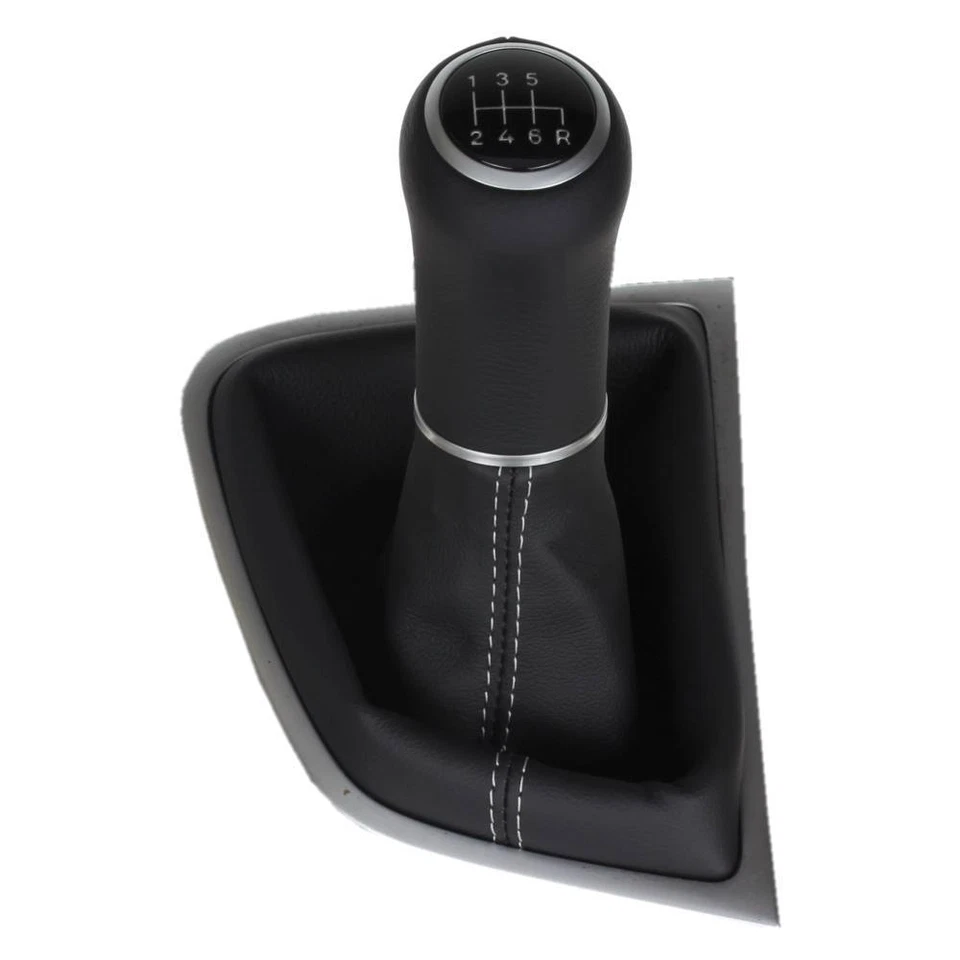 ICT pomello cambio pelle per Honda Civic MK9 illuminato cucitura argento B55 - Immagine 3 di 4