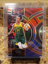 2024 WNBA SELECT PREMIER RED BLUE PRIZM SP #/399 JEWELL LOYD SEATTLE STORM
