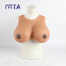 IVITA 10XL Realistic Silicone Breast Forms Crossdresser Fake Boobs Transgender