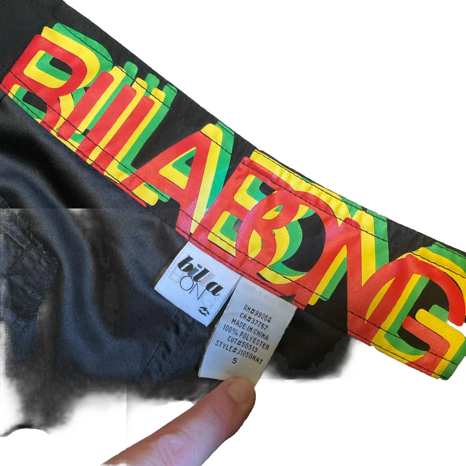 Billabong Board Shorts Swim Shorts Black Junior Women’s Size 5 - Image 3 of 4