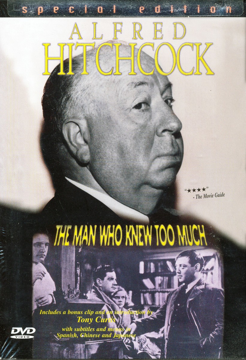 THE MAN WHO KNEW TOO MUCH - DVD - 1934 - ALFRED HITCHCOCK