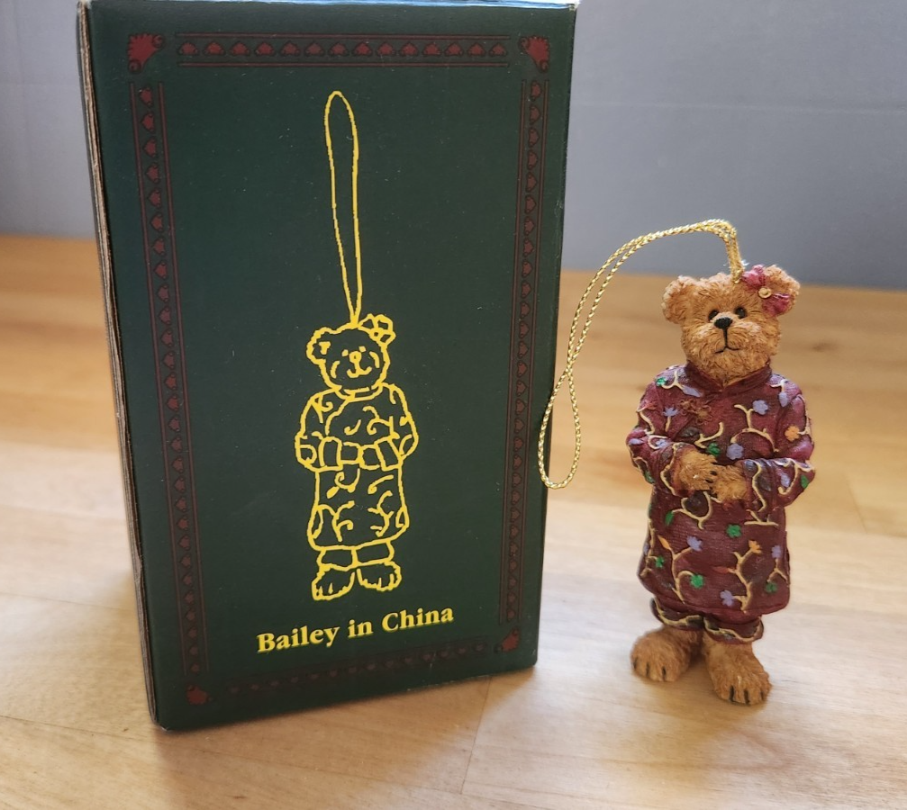 Bailey In China Boyds Bears And Friends Ornament | eBay