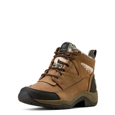 Ariat Damen Terrain - dunkelbraun mit natürlichem Southwest Print