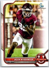 #63 Jalen Wydermyer, Texas A&M Aggies - 1st Bowman 2021-22 Bowman University