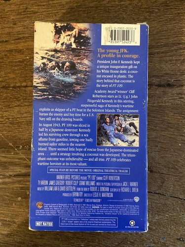 PT 109 VHS Special Widescreen Edition Cliff Robertson - Foto 2 di 3