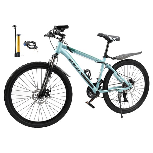 29" wheels 21 speed double disc brake mountain bike MTB for adults Green - Picture 13 of 14
