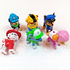 Paw Patrol Action Figures Lot of 6 Chase Mars...