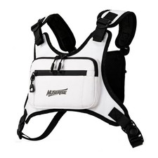 Sports Chest Bag For Men Women, Water Resistant Lightweight Front Chest Pack,...