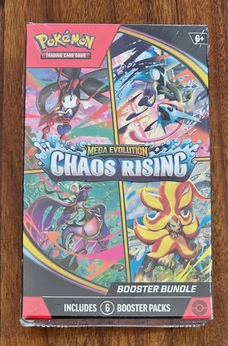 Pokemon TCG Mega Evolution Chaos Rising Booster Bundle ✅