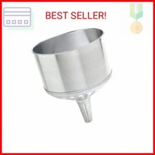 LubriMatic 75-004 Galvanized Steel Tractor Funnel - 8 qt, Silver