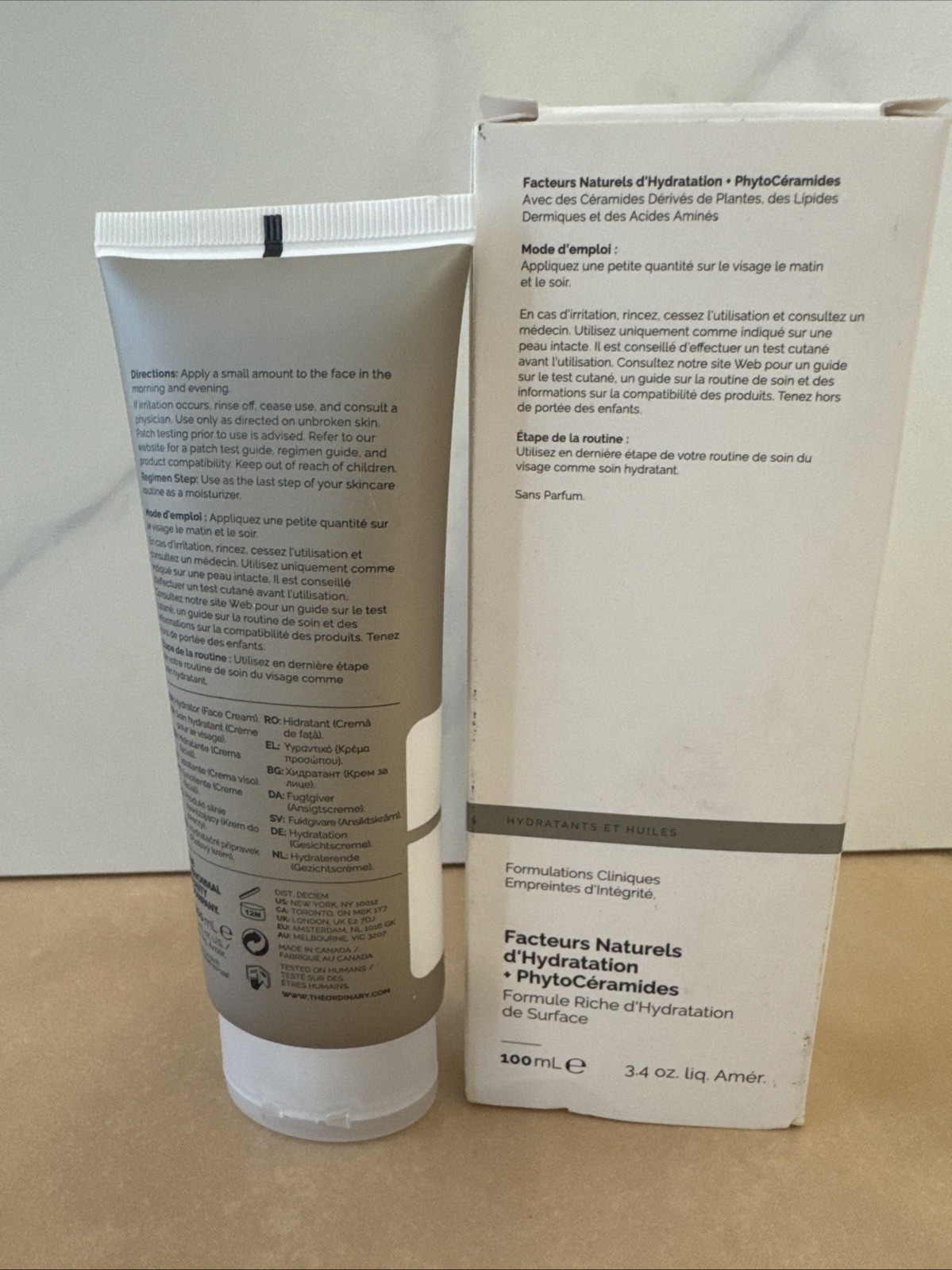 The Ordinary Natural Moisturizing Factors Rich Surface Hydration Formula 3.4 oz