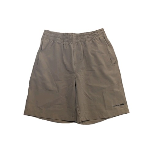 Carhartt Boys Kids Medium 10/12 Rugged Flex Work Shorts Dark Khaki