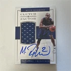 2016-17 Panini National Treasures Clutch Factor Mitch Richmond Auto Game Worn/75