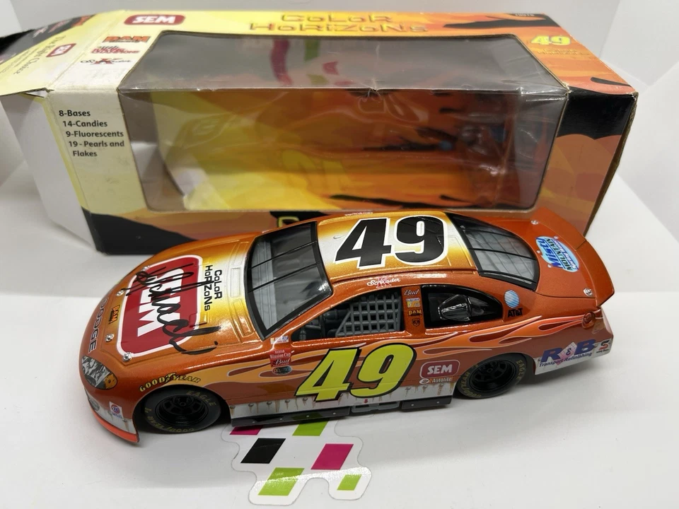 Signed 2003 Ken Schrader #49 BAM SEM Dodge Racing Champions Dodge - Image 3 of 3