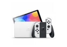 Nintendo Switch OLED - 64GB - White - Handheld Console - Excellent Condition