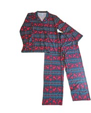 NWT Hanna Andersson GREEN DEAR DEER HANNASOFT LYOCELL Pajamas UNISEX ADULT L