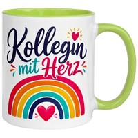 Tasse Kollegin – Kollegin Mit Herz - Danke FüR Alles – Geschenk Arbeitskollegin