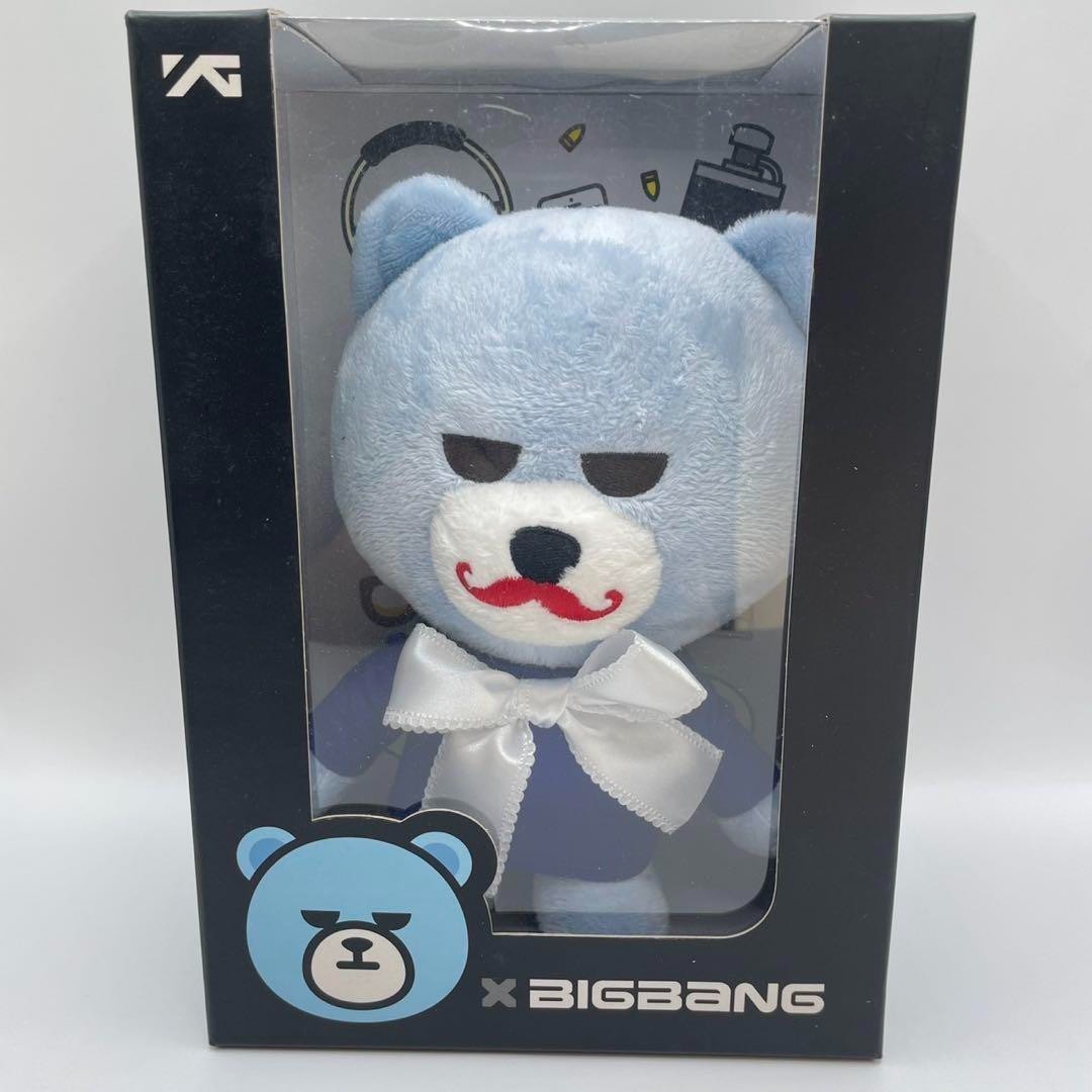 KRUNK x BIGBANG Official YG Bear Plush toy T.O.P Version Blue DOOM