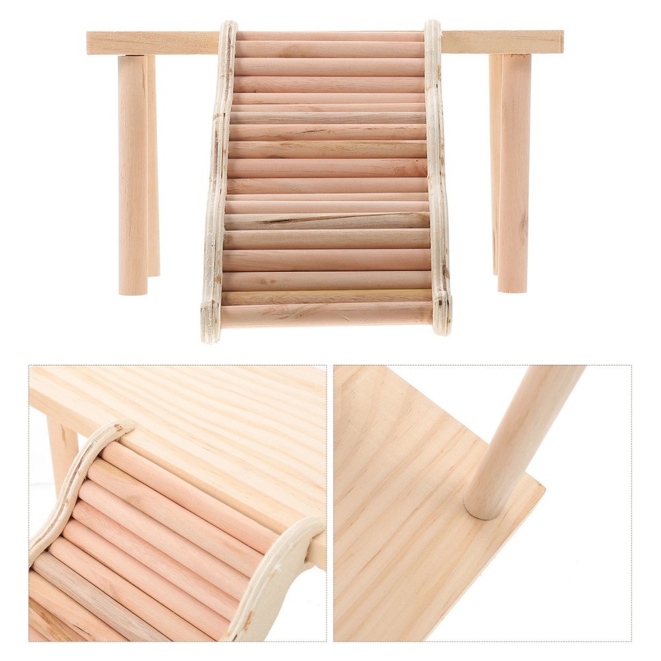 View of Hamster Cage Toys Staircase High Stand for Hamsters Travel Playing ...