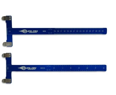 AVALON ARCHERY Avalon Bogenverstrebung Höhenmessgerät / Bogenvierkant. BLAU. Portofrei. Nagelneu