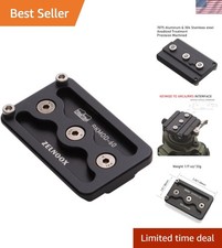 lightweight KeyMod to Arca Dovetail Quick Release Plate with Anti-Recoil Design