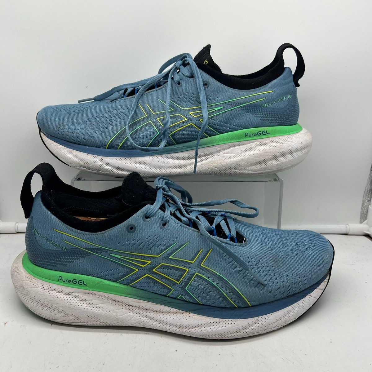 ASICS Gel-Nimbus 25 Mens 10 Blue Running Sneakers