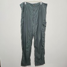 ExOfficio Mens Green Nylon Hiking Pants Sz XL Outdoor Lightweight Travel Pockets